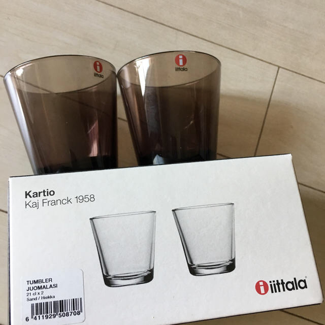 iittala(イッタラ)のご専用 新品 イッタラ カルティオ グラス 2個セット インテリア/住まい/日用品のキッチン/食器(グラス/カップ)の商品写真