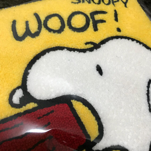 SNOOPY(スヌーピー)の新品 スヌーピー さがら織ショルダーバッグ イエロー系 レディースのバッグ(ショルダーバッグ)の商品写真