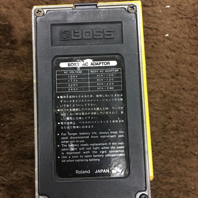 BOSS DS-1 箱付属 1982年 日本製 ヴィンテージ