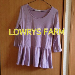 ローリーズファーム(LOWRYS FARM)のローリーズファーム ペプラムトップス(Tシャツ(長袖/七分))