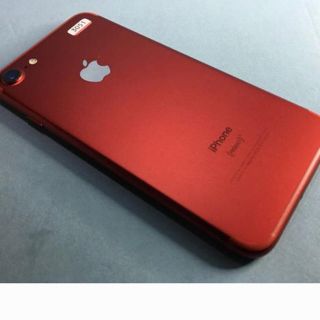 アップル(Apple)のiPhone7 256 赤 中古 simフリー (その他)