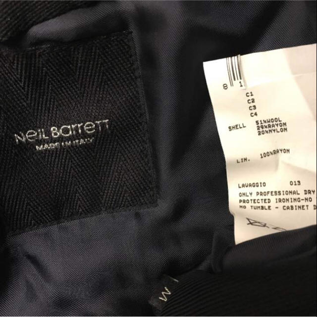 NEIL BARRETT(ニールバレット)のNail Barrettオシャレ 高級 MA-1 ニールバレット ブルゾン メンズのジャケット/アウター(ブルゾン)の商品写真