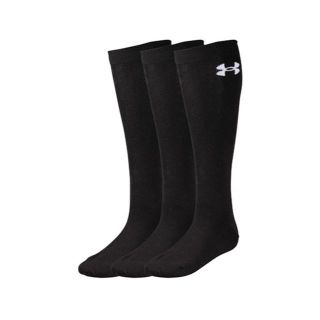 アンダーアーマー(UNDER ARMOUR)のアンダーアーマー野球３足組ソックス　黒23-25(ウェア)