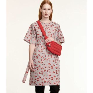 marimekko TEPEU / red 膝丈ワンピース