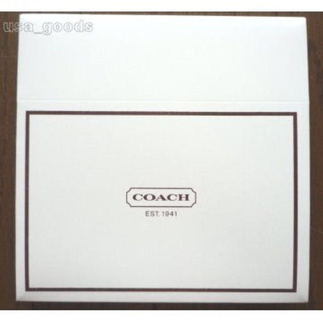 COACH(コーチ)の未使用 コーチ メンズ ギフトボックス 箱 MS BOX ギフト箱 COACH メンズのファッション小物(名刺入れ/定期入れ)の商品写真