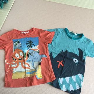 エイチアンドエム(H&M)のキッズ 半袖Tシャツ 2枚組(その他)