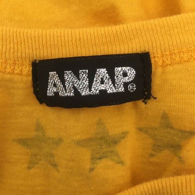 ANAP(アナップ)のアナップ Ｔシャツ ロゴ イエロー レディースのトップス(その他)の商品写真