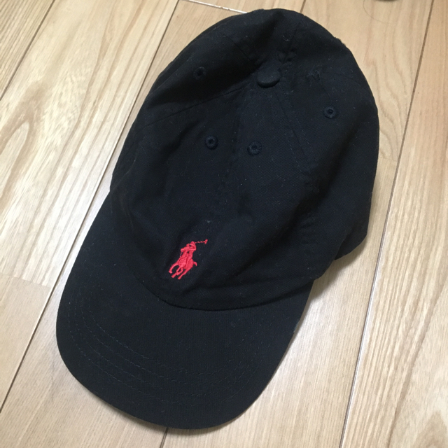 POLO RALPH LAUREN(ポロラルフローレン)のポロの黒キャップ レディースの帽子(キャップ)の商品写真