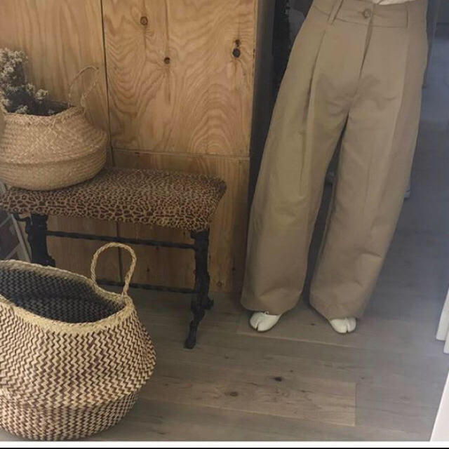チノパン argue BalloonSilhouetteChino/BEIGE