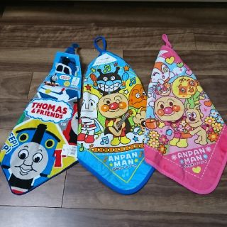 アンパンマン(アンパンマン)のあめ様専用 ★新品★ループつきタオル ３枚セット(タオル)