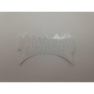 スラッシャー(THRASHER)の【THRASHER】フレームステッカー　ホワイト(その他)