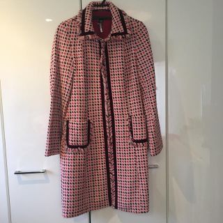 ザラ(ZARA)のZara レトロ風 ピンクコート 【リカさま専用】(ロングコート)