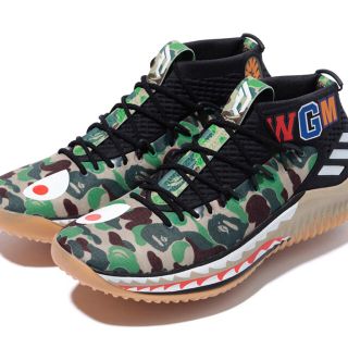 アベイシングエイプ(A BATHING APE)の29.0 adidas by BAPE Damian Lillard 4(スニーカー)