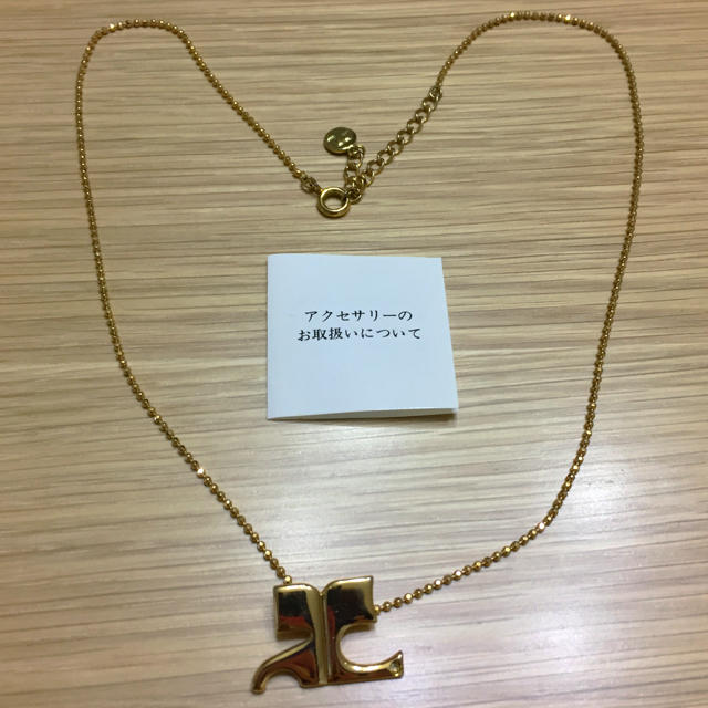 Courreges(クレージュ)のCourregesのゴールドネックレス☆ レディースのアクセサリー(ネックレス)の商品写真