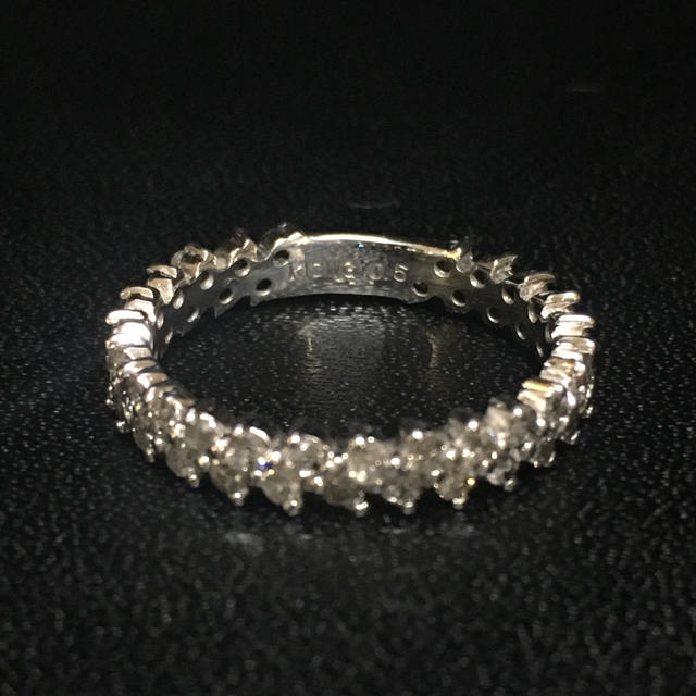 K18WG ダイヤ 0.5カラット リング 5.5号 レディースのアクセサリー(リング(指輪))の商品写真