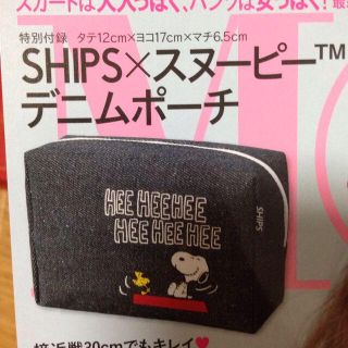 シップス(SHIPS)のMORE10月号♯付録ポーチ(ポーチ)