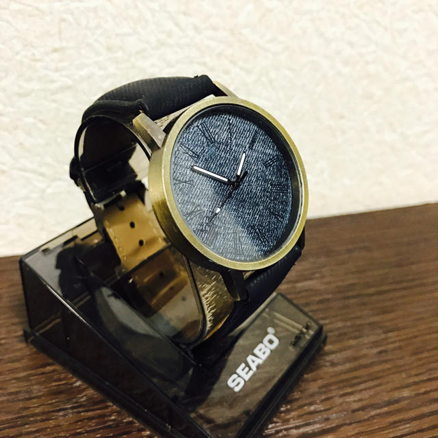 【新品】★送料込み★シンプル腕時計★ブラックl メンズの時計(腕時計(アナログ))の商品写真