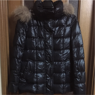 バーバリーブルーレーベル(BURBERRY BLUE LABEL)のブルーレーベル クレストブリッジ  ダウンジャケット(ダウンジャケット)