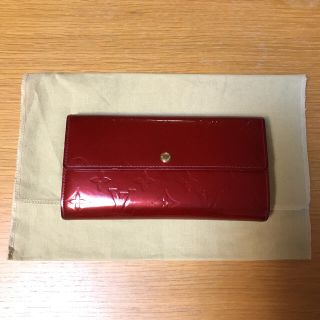 ルイヴィトン(LOUIS VUITTON)のLV ポムダムールヴェルニ 長財布 (値下げ不可)(財布)