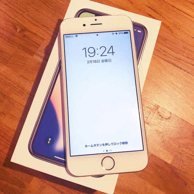 iPhone6S 128G 純正フィルター付きスマートフォン/携帯電話