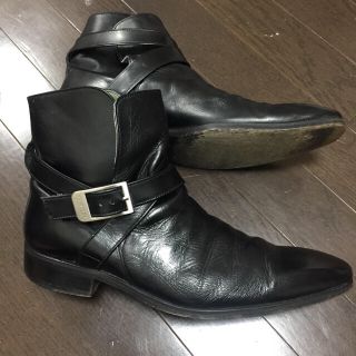 バーバリーブラックレーベル(BURBERRY BLACK LABEL)のBurberry Black Label ベルトブーツ 26cm(ドレス/ビジネス)