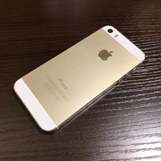 アップル(Apple)のiPhone5s ゴールド 本体のみ(携帯電話本体)