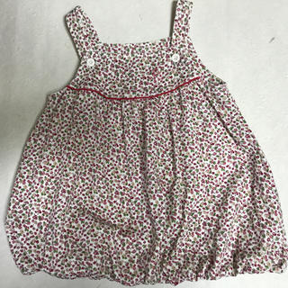 クミキョク(kumikyoku（組曲）)の組曲 小花柄ジャンパースカート 80-90サイズ(スカート)