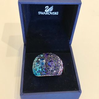 スワロフスキー(SWAROVSKI)のSWAROVSKI  スワロフスキー 指輪 パープル(リング(指輪))