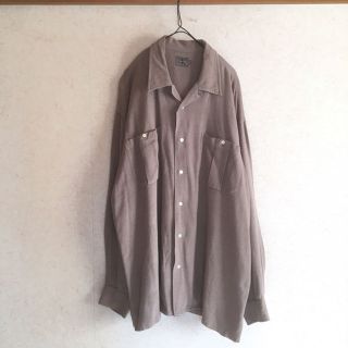 カルバンクライン(Calvin Klein)のCalvin Klein 開襟シャツ / オープンカラーシャツ L(シャツ)