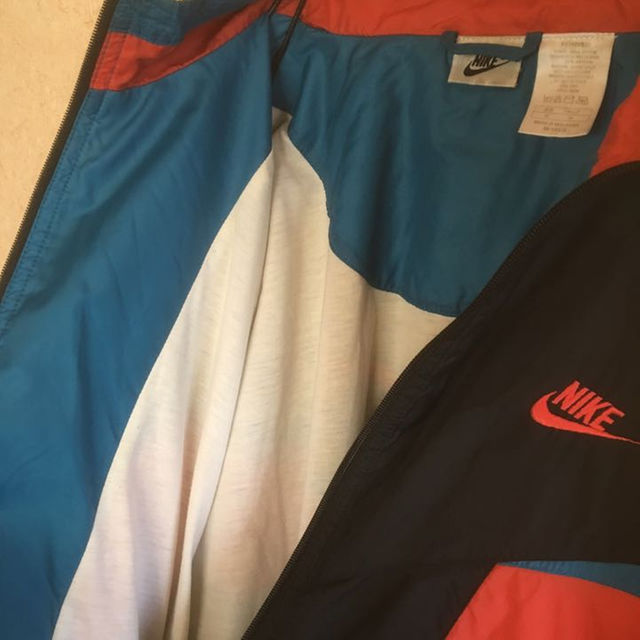 NIKE vintage90's Nylon Jackets M 銀タグ