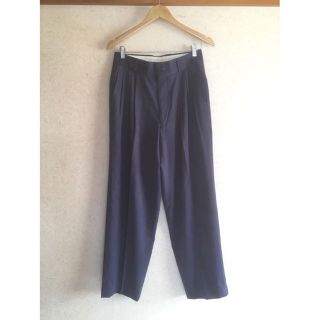 2タックワイドスラックス 古着 purpleの通販 by ハイル's shop 2タックワイドスラックス 古着 purpleの通販 by ハイル's shop