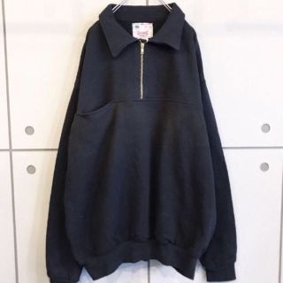 Oversize Half-Zip Sweat 2XL 古着(スウェット)