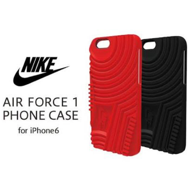 NIKE(ナイキ)のiPhone6、6sケース NIKE AIR FORCE レッド スマホ/家電/カメラのスマホアクセサリー(iPhoneケース)の商品写真