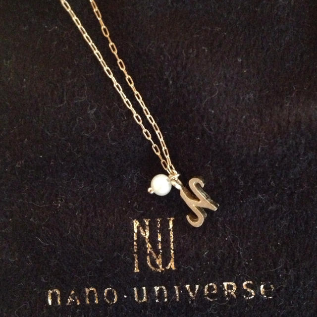 nano・universe(ナノユニバース)のnano♡イニシャルネックレス レディースのアクセサリー(ネックレス)の商品写真