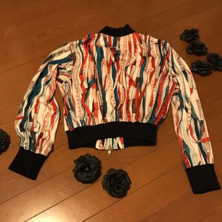 新品同様極美品ジャンポールゴルチエ ユニーク メジャー柄ブルゾン 38