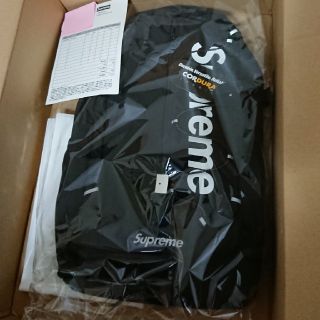 シュプリーム(Supreme)の正規店購入 新品 supreme 17ss backpack black 黒(バッグパック/リュック)