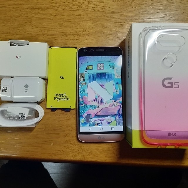 LG Electronics(エルジーエレクトロニクス)のLG G5 ＋おまけ多数 (説明必読) スマホ/家電/カメラのスマートフォン/携帯電話(スマートフォン本体)の商品写真