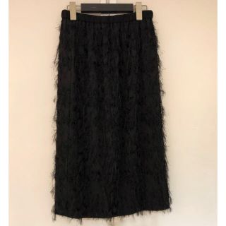 バナーバレット(Banner Barrett)のバナーバレット  FRINGE JQ PENCIL SKIRT 新品(ひざ丈スカート)