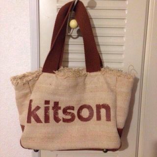 キットソン(KITSON)のkitson綿麻トートバッグ(トートバッグ)