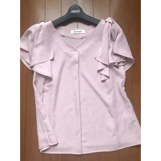 ミッシュマッシュ(MISCH MASCH)のミッシュマッシュピンクブラウス(シャツ/ブラウス(半袖/袖なし))