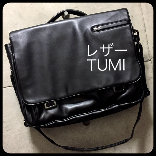 ハッキンドットさん売約 美品 TUMI トゥミ 本革レザー ビジネスバッグ