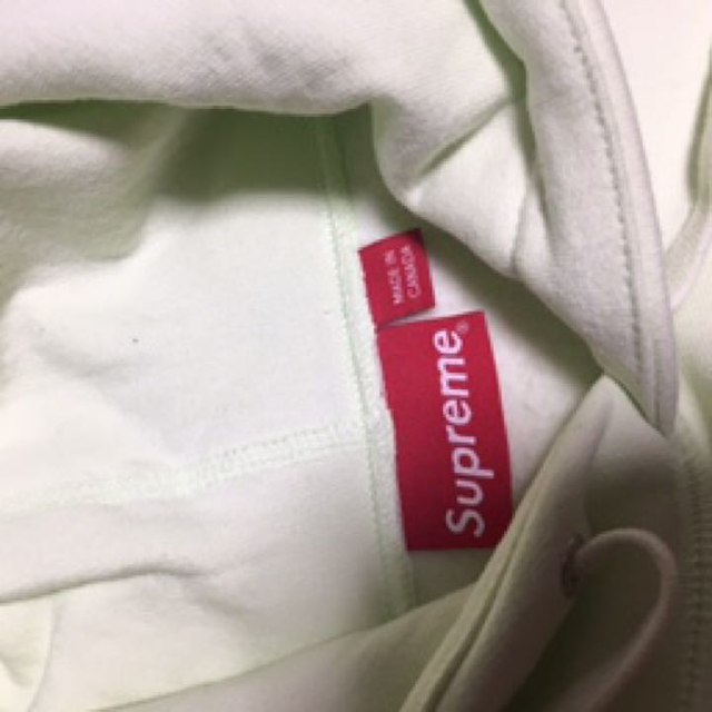 17aw supreme Mサイズ パーカー ライム ボックスロゴ