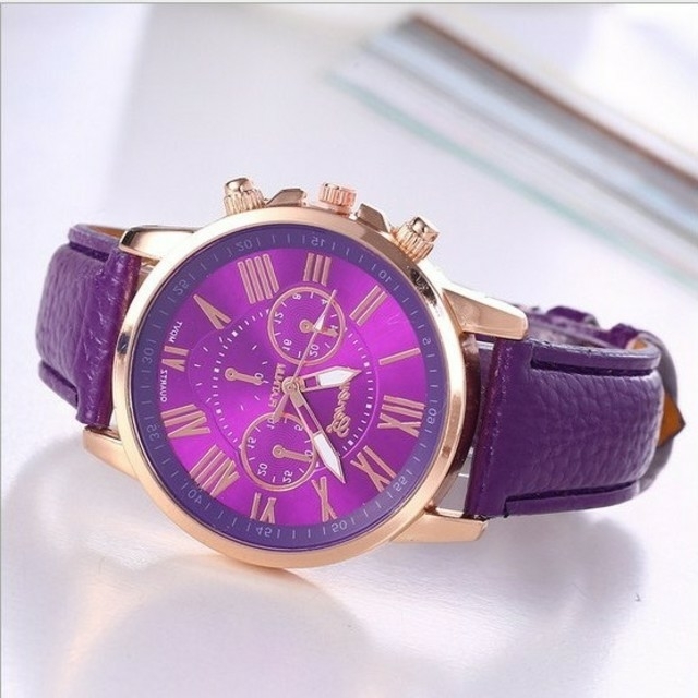 専用　時計パープル レディースのファッション小物(腕時計)の商品写真