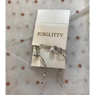 ジャスグリッティー(JUSGLITTY)のsaki様専用です【新品】JUSGLITTY☆ノベルティウェーブパールイヤリング(イヤリング)