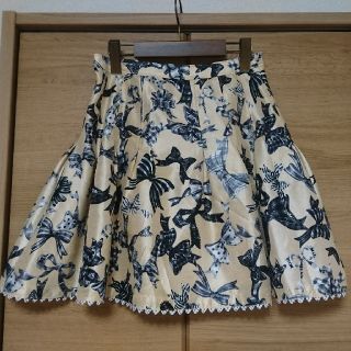 ミルク(MILK)の☆即購入OK☆リボン柄スカート(ひざ丈スカート)