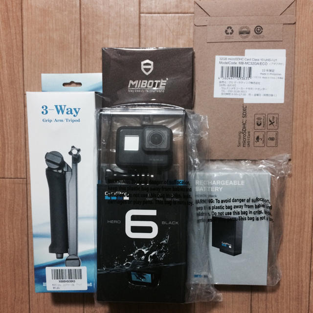 オンライン限定商品】 新品 本体セット hero6 gopro 未開封 ビデオ