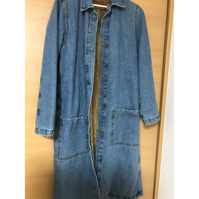 ZARA(ザラ)のzara デニムボアジャケット レディースのジャケット/アウター(Gジャン/デニムジャケット)の商品写真