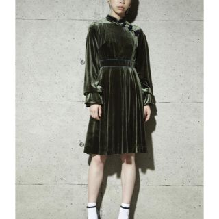 パメオポーズ(PAMEO POSE)の新品・今期 VELOURS SISTER DRESS(ひざ丈ワンピース)