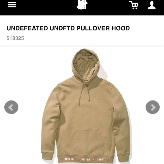 undefeated フーディー メンズのトップス(スウェット)の商品写真