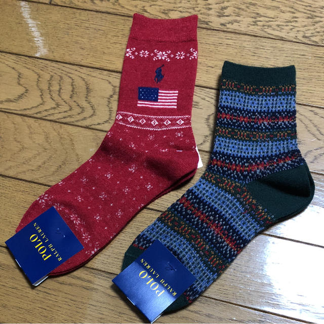 POLO RALPH LAUREN(ポロラルフローレン)のポロラルフローレンのソックス 3点セットで。 レディースのレッグウェア(ソックス)の商品写真